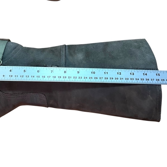 SOREL Genuine Leather Slimboot Waterproof Burnished Leather Buckle Detail Sz 8 - Picture 9 of 12